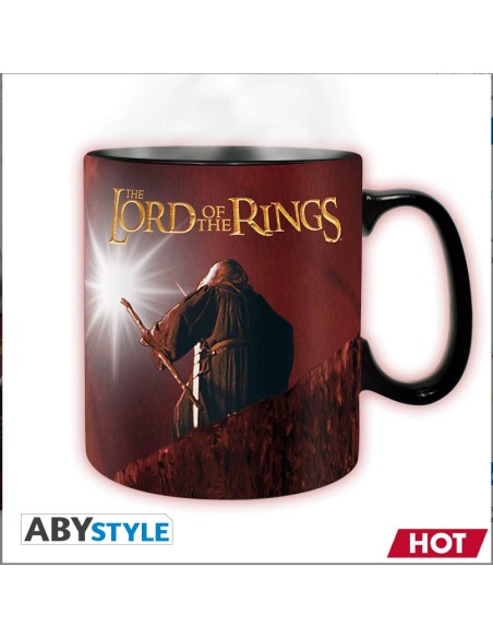 Taza Térmica de Cerámica Abystyle El Seños de los Anillos Modelo No Pasarás
