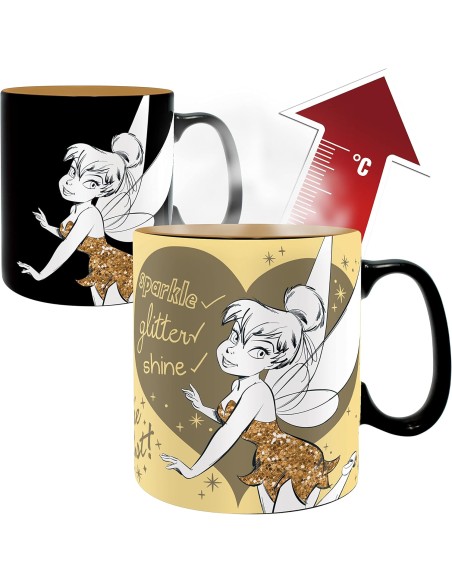 Taza Térmica de Cerámica Abystyle Disney Modelo Campanilla