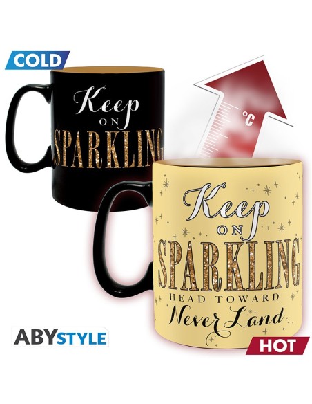 Taza Térmica de Cerámica Abystyle Disney Modelo Campanilla