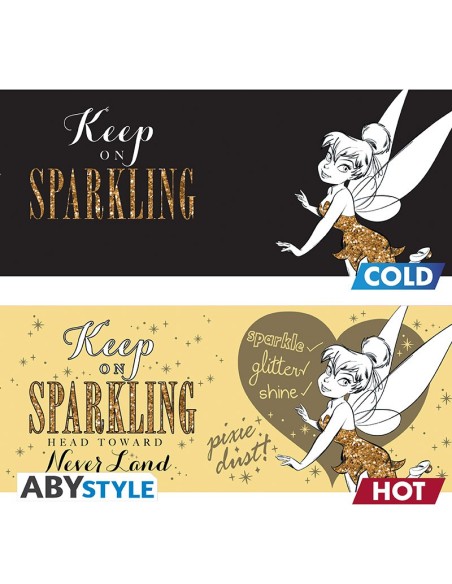 Taza Térmica de Cerámica Abystyle Disney Modelo Campanilla