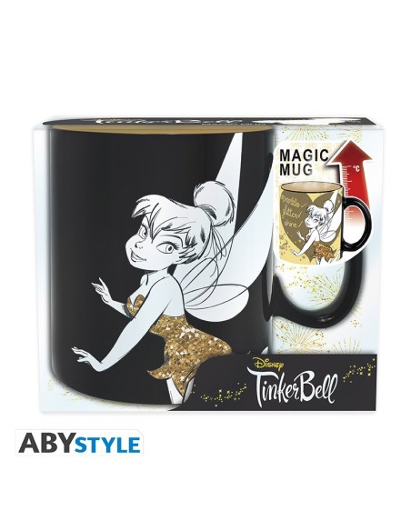 Taza Térmica de Cerámica Abystyle Disney Modelo Campanilla