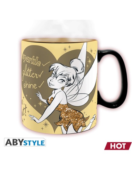 Taza Térmica de Cerámica Abystyle Disney Modelo Campanilla