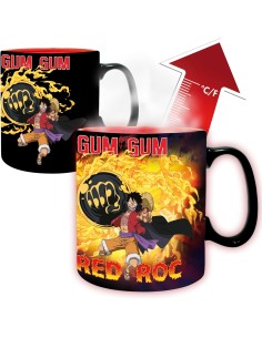 Taza Térmica de Cerámica Abystyle One Piece Modelo Luffy...