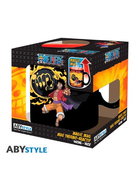Taza Térmica de Cerámica Abystyle One Piece Modelo Luffy vs Kaidou
