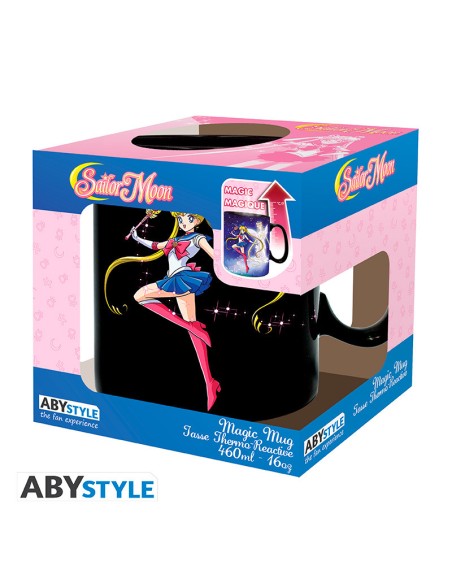 Taza Térmica de Cerámica Abystyle Sailor Moon Modelo Grupo