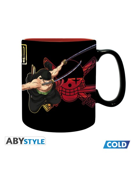 Taza Térmica de Cerámica Abystyle One Piece Modelo Zoro y Sanji