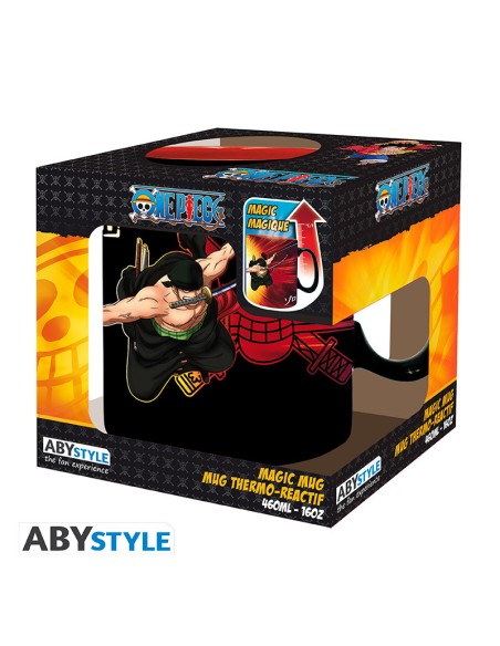 Taza Térmica de Cerámica Abystyle One Piece Modelo Zoro y Sanji
