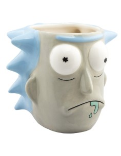 Taza de Cerámica 3D Abystyle Rick y Morty Modelo Rick...