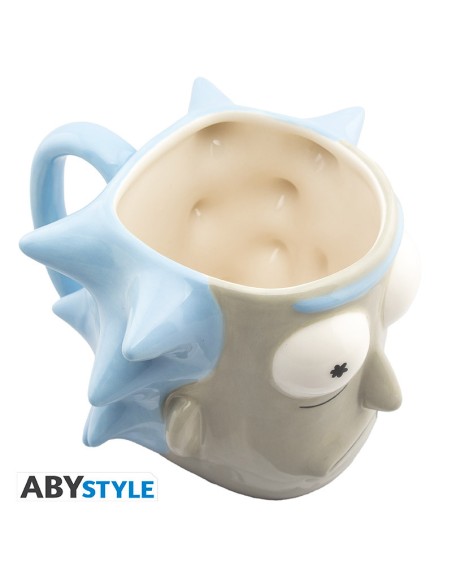 Taza de Cerámica 3D Abystyle Rick y Morty Modelo Rick Sánchez