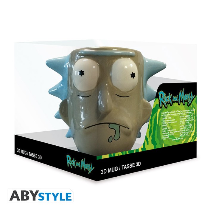Taza de Cerámica 3D Abystyle Rick y Morty...