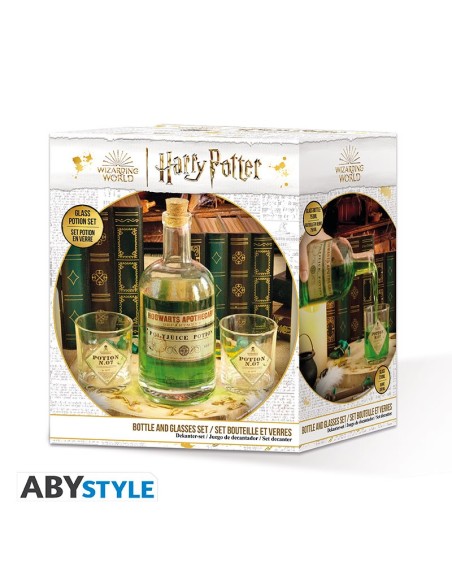 Set de Vasos y Botella Harry Potter Modelo Poción Nº 07