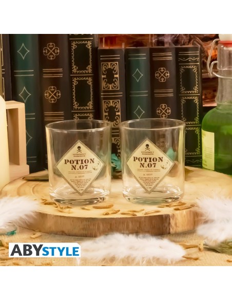 Set de Vasos y Botella Harry Potter Modelo Poción Nº 07