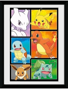 Poster Enmarcado Abystyle Pokemon Modelo Comic Panel