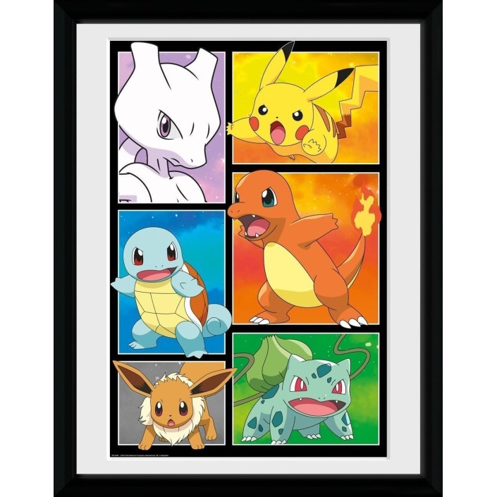 Poster Enmarcado Abystyle Pokemon Modelo Comic...