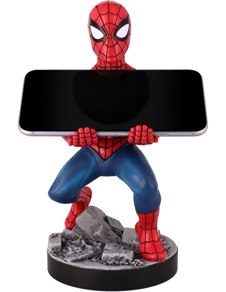 Soporte de sujeción Cable Guys para mando y/o teléfono móvil Modelo Spider-Man Clásico