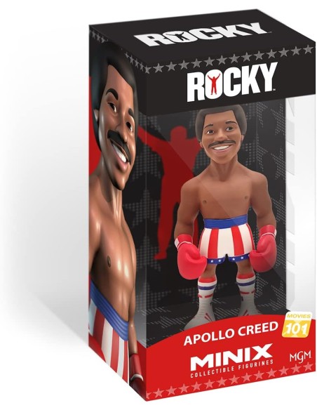 Figura Minix Rocky Balboa Apollo Creed Modelo 101