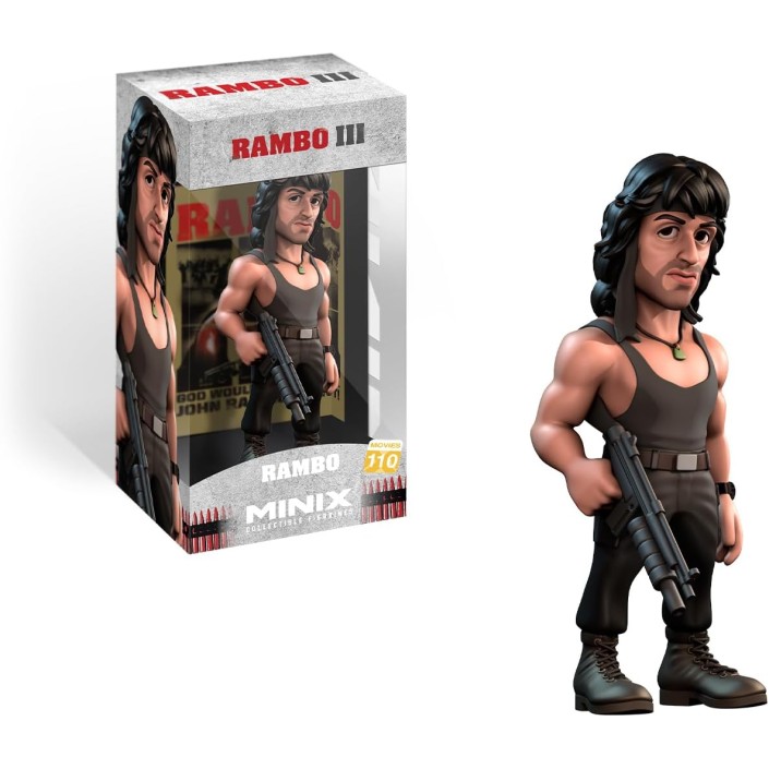 Figura Minix Rambo III Rambo Modelo 110