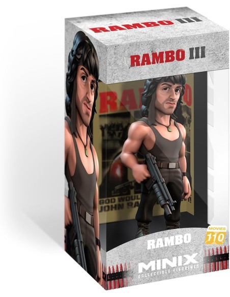 Figura Minix Rambo III Rambo Modelo 110