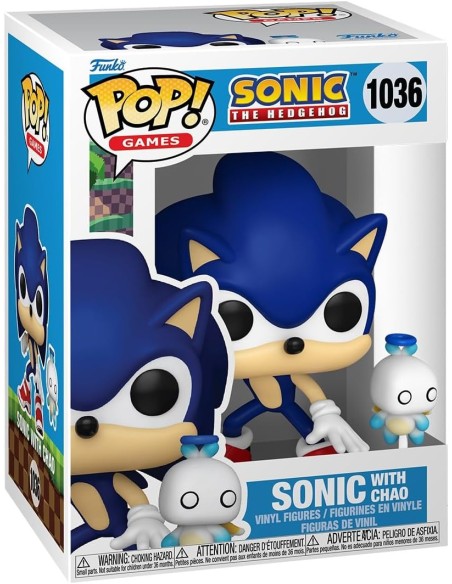 Figura Funko Pop! Juegos Sonic The Hedgehog Sonic con Chao Modelo 1036 | 80309