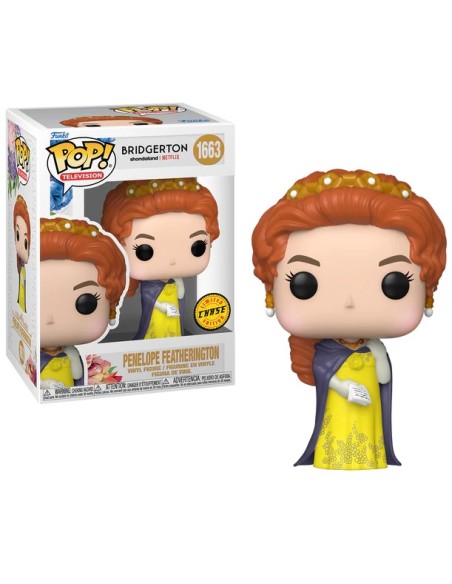 Figura Funko Pop! Televisión Los Bridgerton Penelope Featherington Modelo 1663 | 61395 Edición Chase