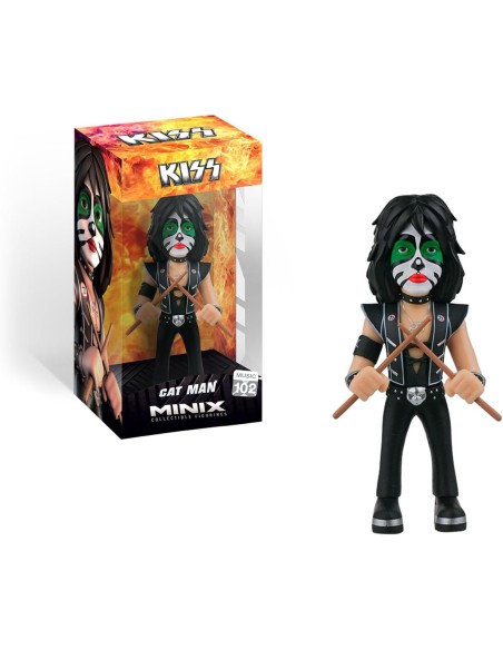 Figura Minix Música Kiss Cat Man Modelo 102