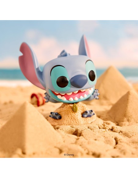 Figura Funko Pop! Disney Lilo y Stitch Stitch en la arena Modelo 1566 | 86276