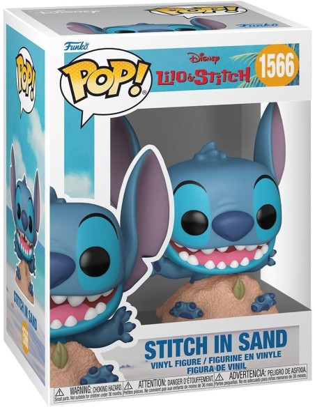 Figura Funko Pop! Disney Lilo y Stitch Stitch en la arena Modelo 1566 | 86276