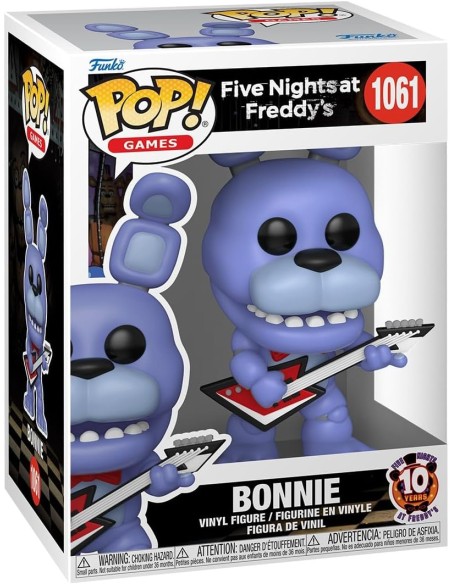 Figura Funko Pop! Five Night At Freddy´s 10 Aniversario Bonnie Modelo 1061 | 87113