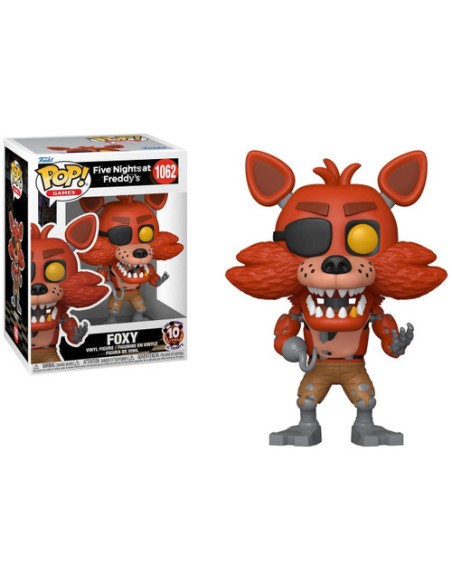 Figura Funko Pop! Five Night At Freddy´s 10 Aniversario Foxy Modelo 1062 | 87115