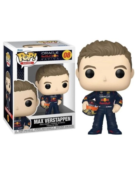 Figura Funko Pop! Fórmula 1 Oracle Red Bull Racing Max Verstappen Modelo 08 | 80580