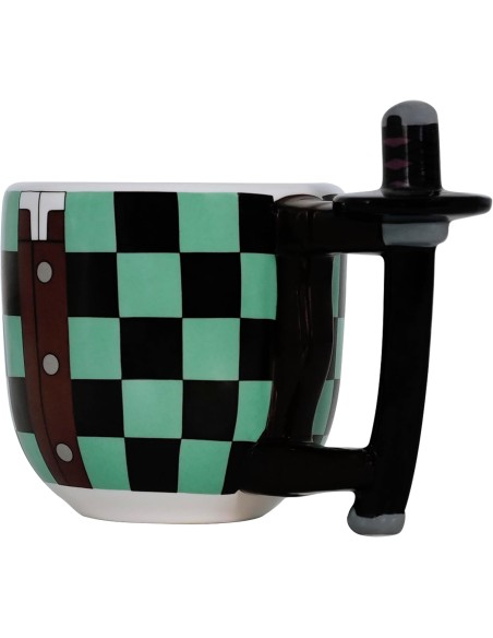 Taza de Cerámica Abystyle Demon Slayer Modelo Asa de Espada de Tanjiro