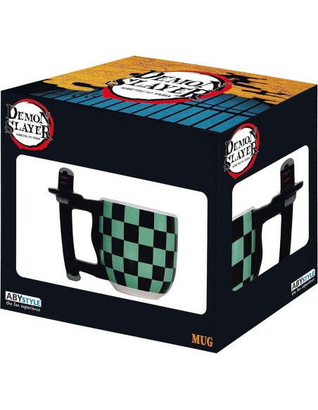 Taza de Cerámica Abystyle Demon Slayer Modelo Asa de Espada de Tanjiro