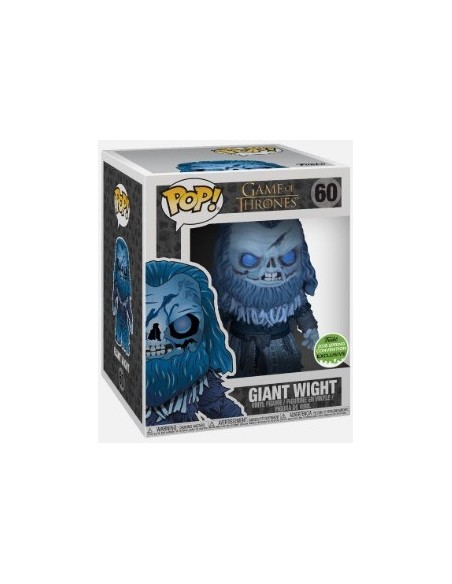 Figura Funko Pop! Televisión Juego de Tronos Giant Wight Modelo 60 | 28500 Edición Exclusiva Convención Primavera 2018