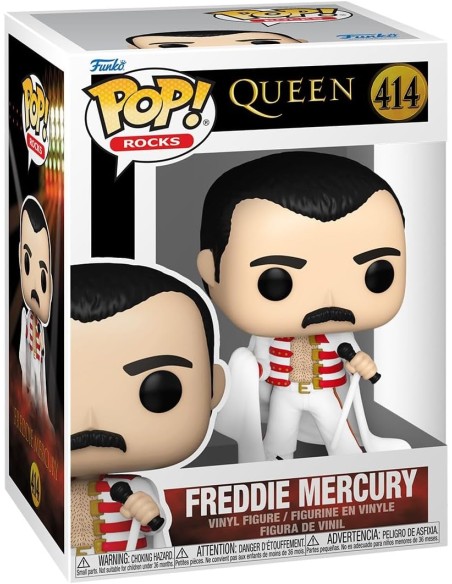 Figura Funko Pop! Rocks Queen Freddie Mercury Modelo 414 | 75374