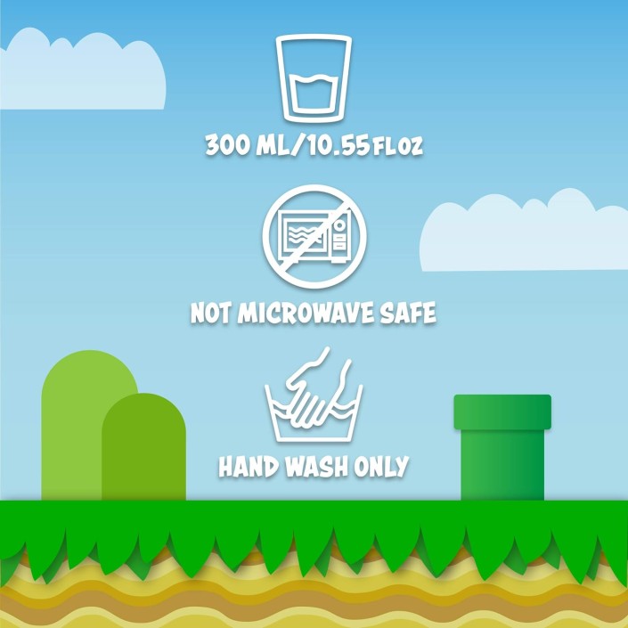 Taza Térmica de Cerámica Paladone Modelo Mario...