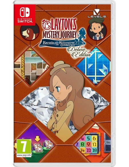 Juego El Misterioso Viaje de Layton: Katrielle y la conspiración de los millonarios Edición Deluxe para Nintendo Switch