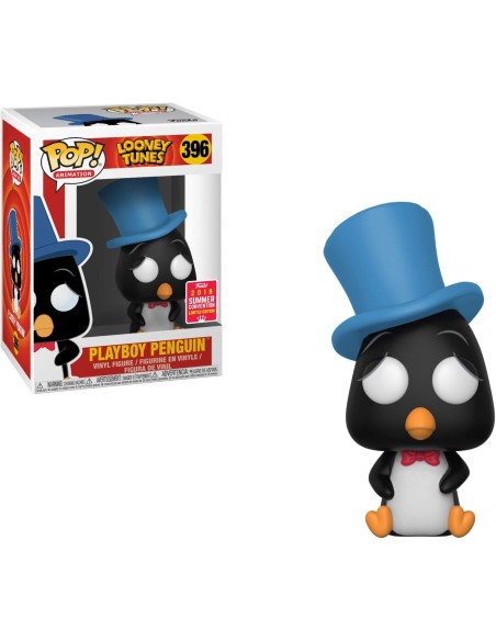 Figura Funko Pop! Animación Looney Tunes Playboy Penguin Modelo 396 | 30340 Edición Limitada Convención Verano 2018