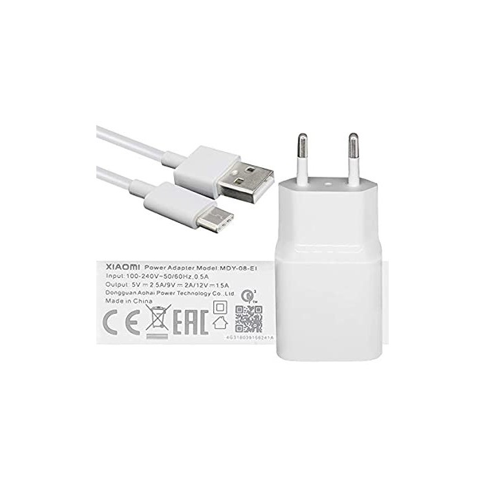 Xiaomi Cargador MDY-08-EO + Cable tipo USB C...