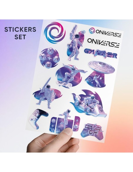 Funda Oniverse para Nintendo Switch 2 Kit 8 en 1 Color Gris