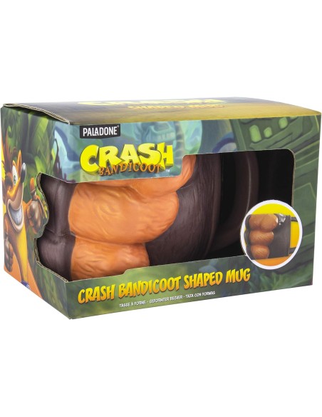Taza de Cerámica Paladone Crahs Bandicoot Modelo Puño Crash