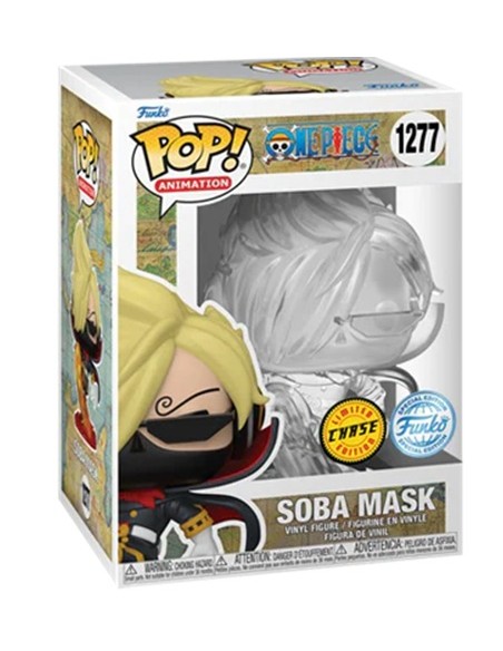 Figura Funko Pop! Animación One Piece Soba Mask Modelo 1277 | 66483 Edición Chase Especial de Funko