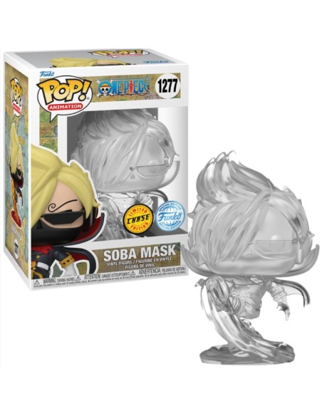 Figura Funko Pop! Animación One Piece Soba Mask Modelo 1277 | 66483 Edición Chase Especial de Funko