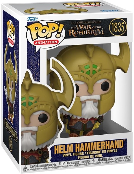Figura Funko Pop! Animación WoR The War of Rohirrium Helm Hammerhand Modelo 1835 | 80247