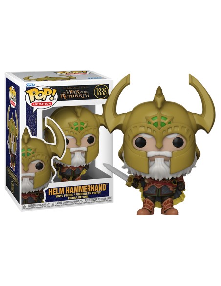 Figura Funko Pop! Animación WoR The War of Rohirrium Helm Hammerhand Modelo 1835 | 80247