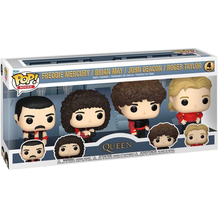 Figura Funko Pop! Rocks Queen Pack-4 Modelo...