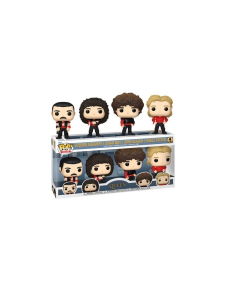 Figura Funko Pop! Rocks Queen Pack-4 Modelo Radio Gaga | 70602