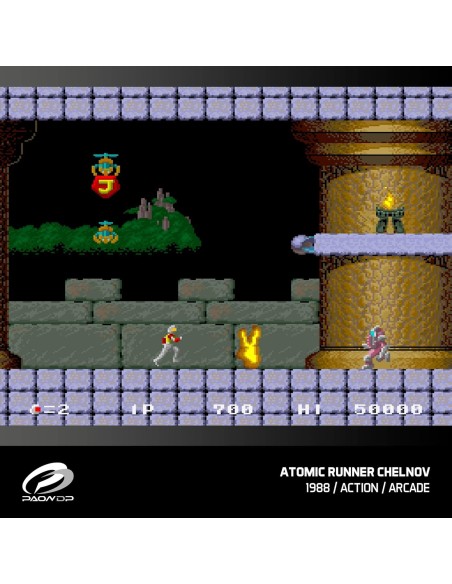 Cartucho con Juegos Windjammers, Karnov & Friends para Videoconsola Evercade