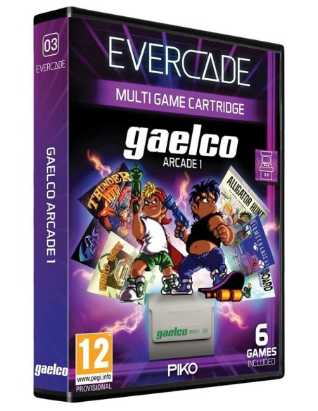 Cartucho con Juegos Gaelco Arcade 1 para Videoconsola Evercade