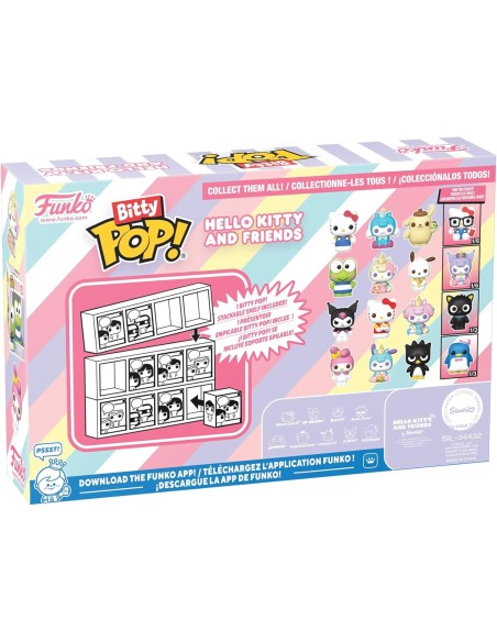 Pack de 4 Funko Bitty Pop! Sanrio Hello Kitty Modelo 85713