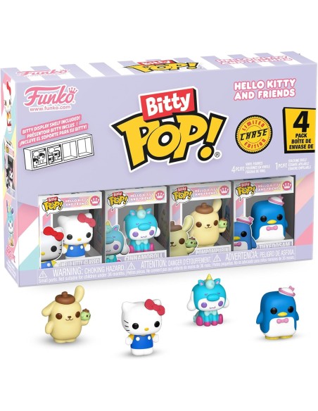 Pack de 4 Funko Bitty Pop! Sanrio Hello Kitty Modelo 85713
